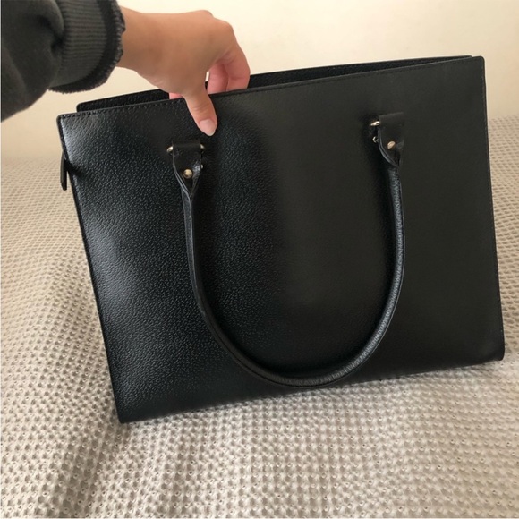 Kate Spade Large Black Textured Tote - Picture 4 of 6